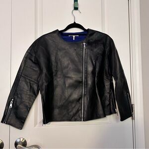 Women's Maje Designer Lamb Leather Jacket